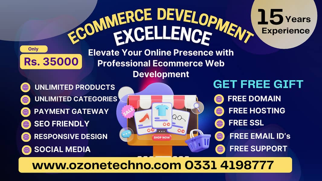 Ecommerce Website Design & Development |  Online Shop Development 0