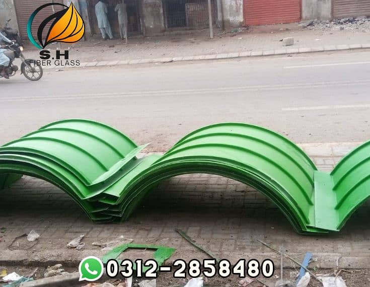 Fiber Glass works | window shade | sheet shade | car parking shade 4