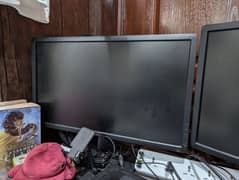 2 Dell monitors 24 inch, 1080p HD Resolution 0