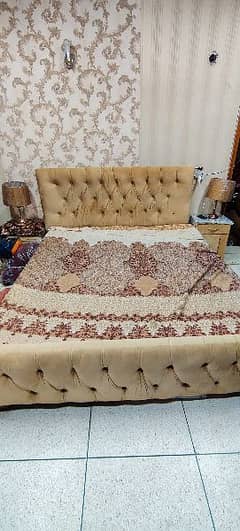 Double Bed With 2 Side Table