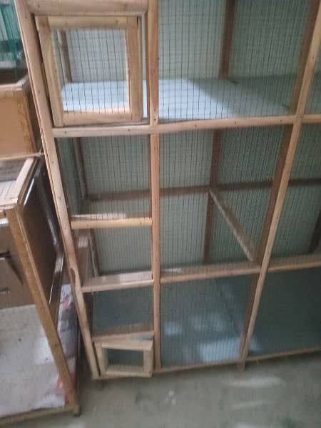 6 portion parrots cage 1