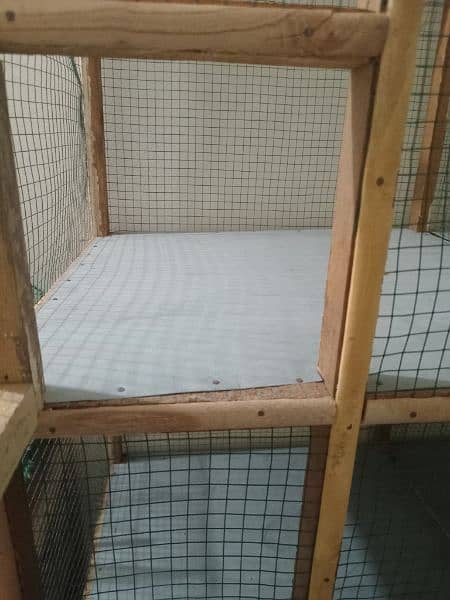 6 portion parrots cage 2