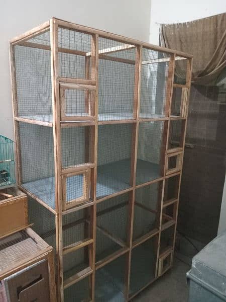 6 portion parrots cage 3