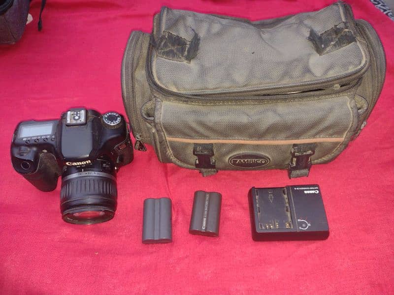 Canon d 40 DSLR camera with two batteries charger and bag 2