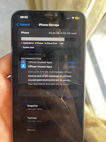 Iphone xs max, 64gb, 74% battery health and PTA approved 5