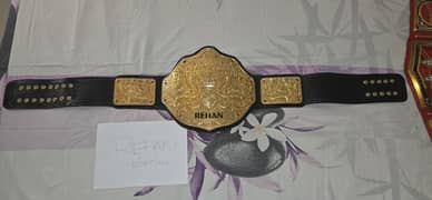 WWE custom made belts