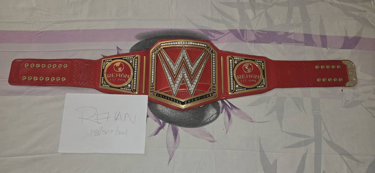 WWE custom made belts 9