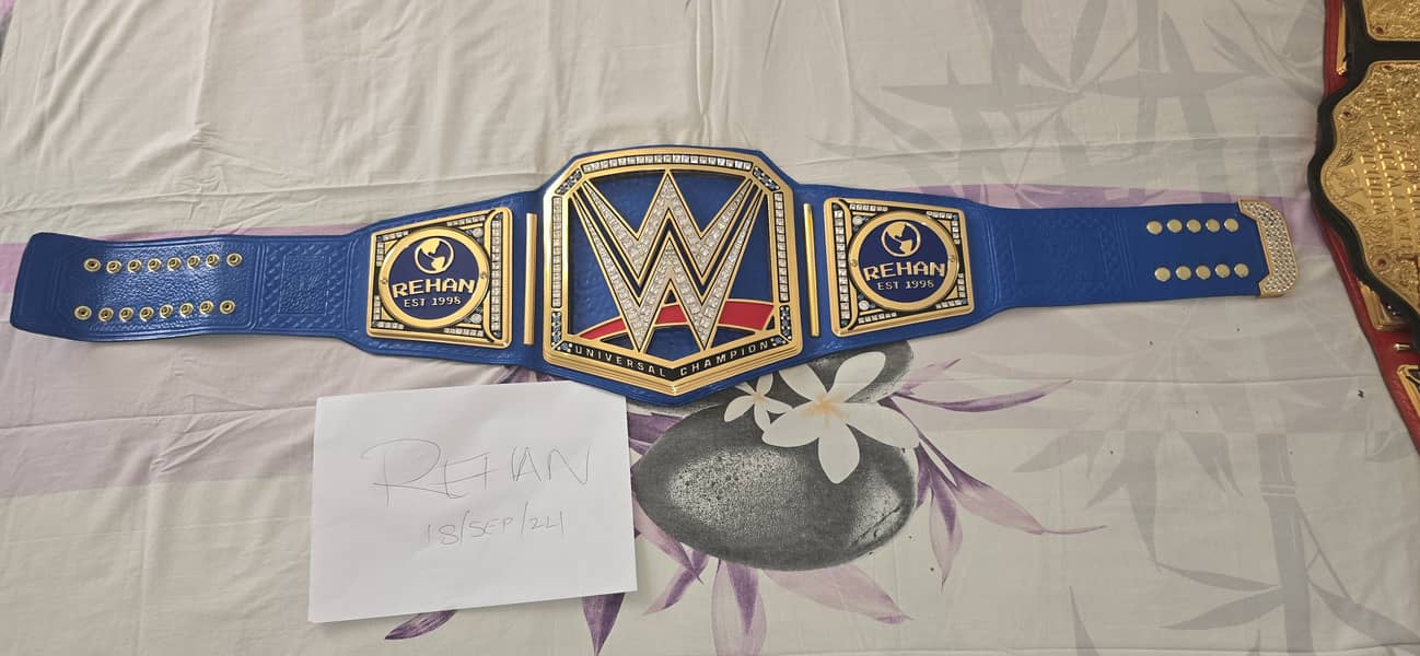 WWE custom made belts 10