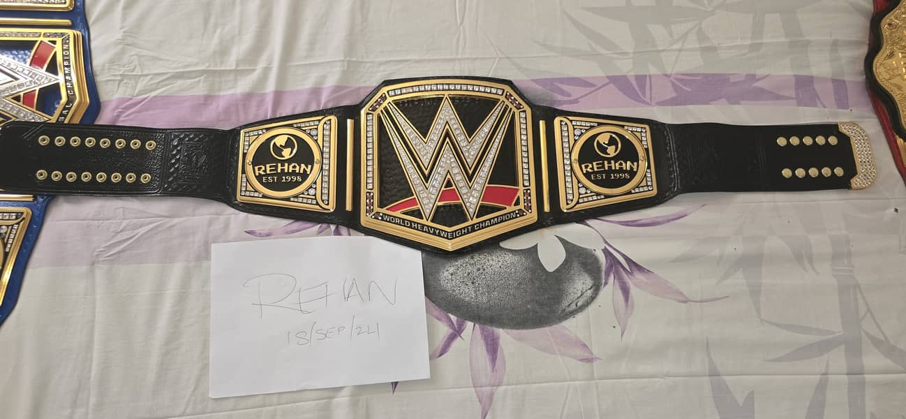 WWE custom made belts 11