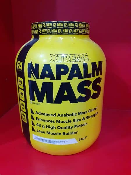 Nutrition fuel offer 100%orignal Napalm mass with shaker and tshirt 1