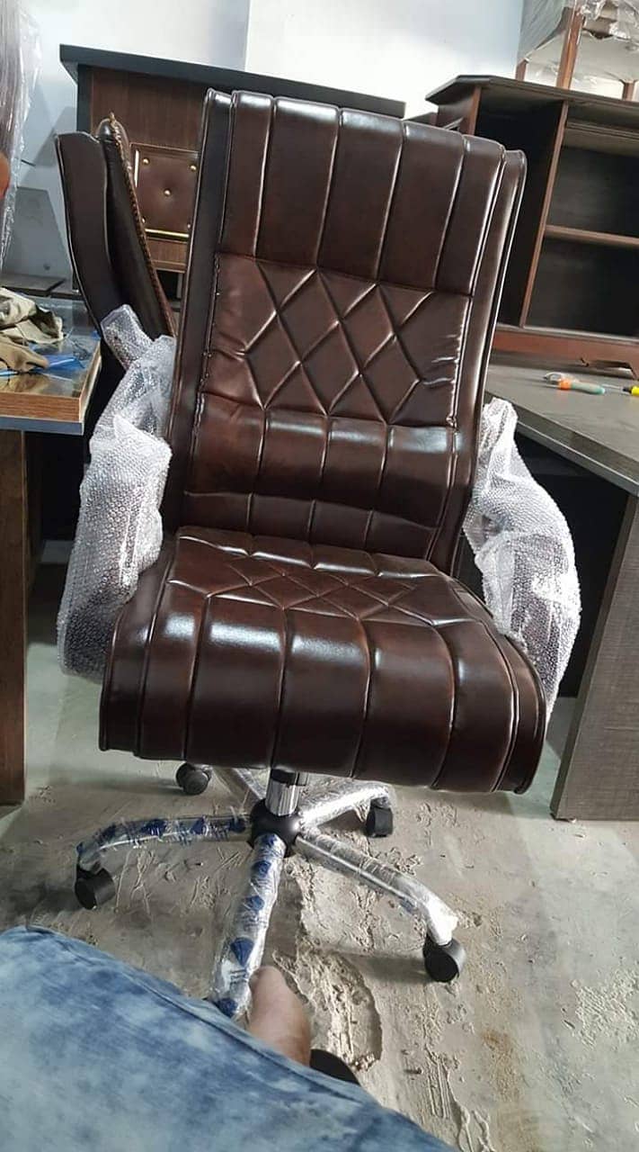 High back Chinese Office Chair/Sigma Chair/Headrest Revolving Chair 4