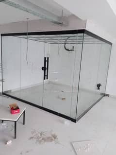 Office glass partitions/office cabin/shower cabin