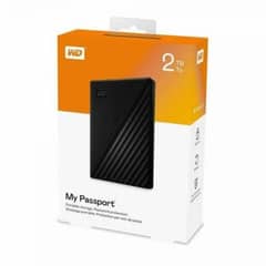 WD My Passport 3.0 2TB External Hard drive HDD (100% Health)