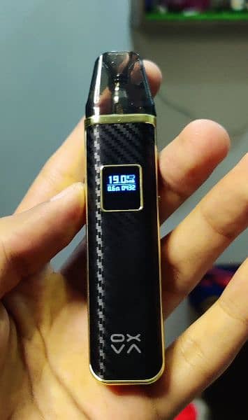 oxva Xslim pro gold carbon 1