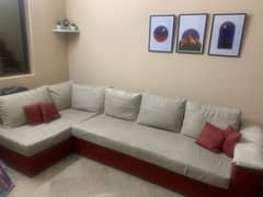 L shaped sofa 0