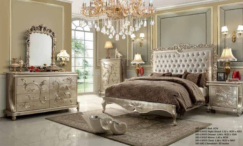 chinyoti Bed-bridal beds-bedset-carving beds-smart beds-beds 6