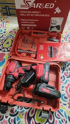 Branded Cordless Impact Drill 21 volt battery Drill (Brushless)