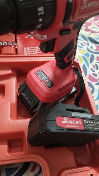 Branded Cordless Impact Drill 21 volt battery Drill (Brushless) 2