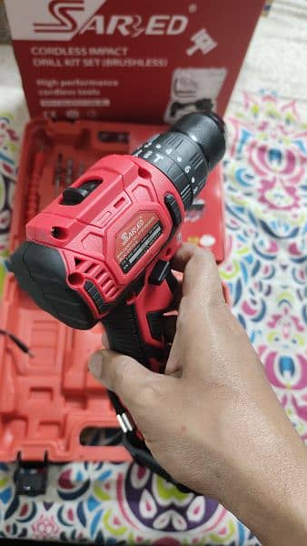 Branded Cordless Impact Drill 21 volt battery Drill (Brushless) 4