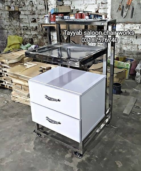 Saloon Chair/Parlour Chair/Facial Bed/Shampoo Unit/Pedicure/Trolley 14