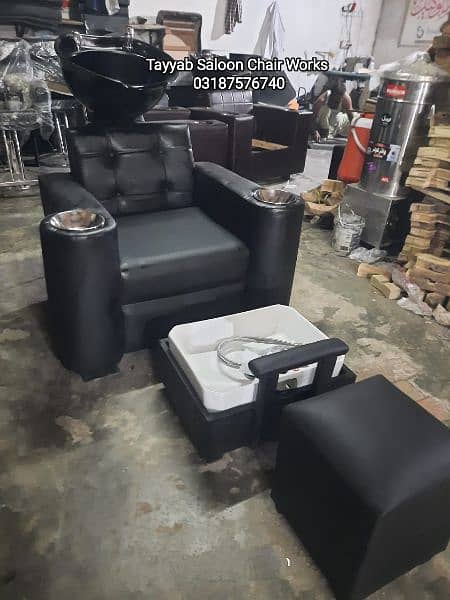 Saloon Chair/Parlour Chair/Facial Bed/Shampoo Unit/Pedicure/Trolley 17