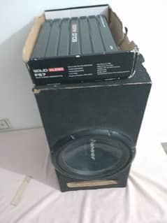 Pioneer Woofer with amplifier solid audio F57