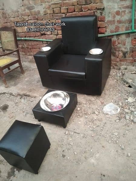 Saloon Chair/Parlour Chair/Facial Bed/Shampoo Unit/Pedicure/Trolley 4