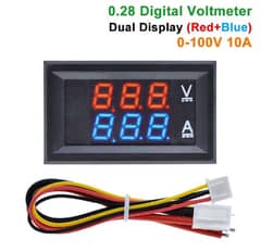 DC Volt Amp Meter 10 to 100 Amp