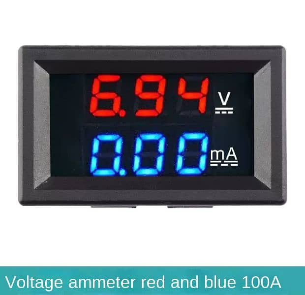 DC Volt Amp Meter 10 to 100 Amp 2