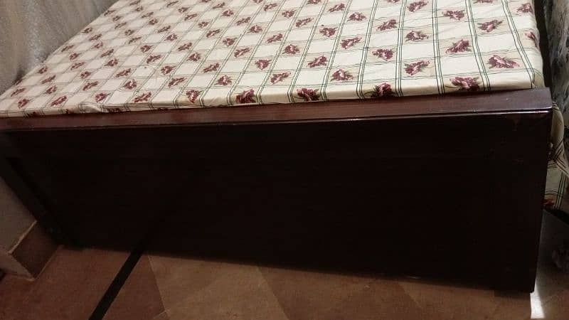 Wooden Double Bed 1