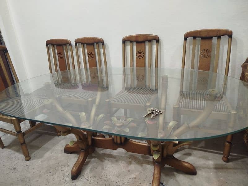 Dicco Paint Daining Table Lush condition 10 by 10 03008895951 0