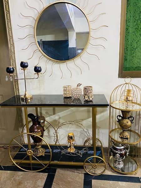 branded home decor at HALF price | console with mirror| cages etc 1