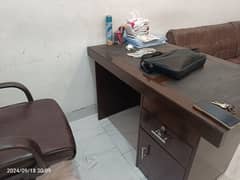 Office Table and 3 Sofa