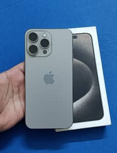 iphone 15 pro max 256gb (Natural Titanium)