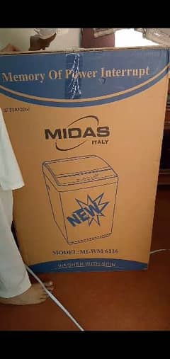 Washing Machine Full Automatic Midas Brand New # Watsapp # 03486223941