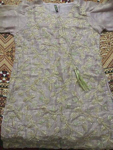 Small size 3 piece Stiched Eastern wear suit 1