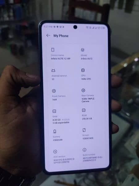 Infinix note 12 vip 8 256 exchange possible 6