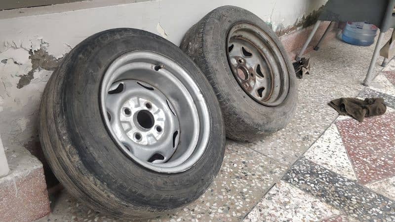 2 Rims 13 inch 8jj Deep Dish (Cultus, Mehran, Old Corolla, Khyber) 2