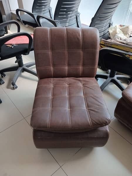 3 sofas 1 seater  for contact 0321 1117070 2