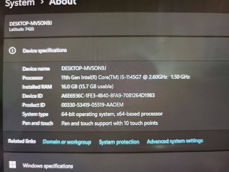 Dell Latitude 7420 2 in 1 7