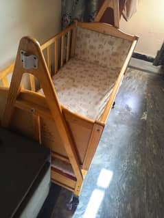 wooden baby cot for sale