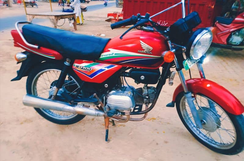 Honda Pridor 100cc 2010 Sahiwal number good Condition 2