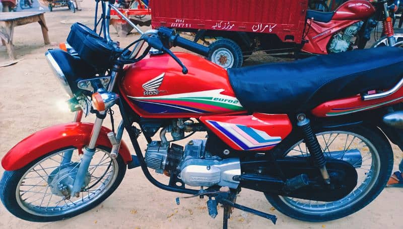 Honda Pridor 100cc 2010 Sahiwal number good Condition 3