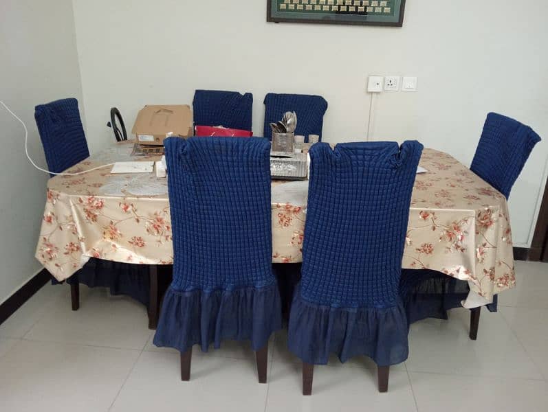 6 chairs n dinning table 4