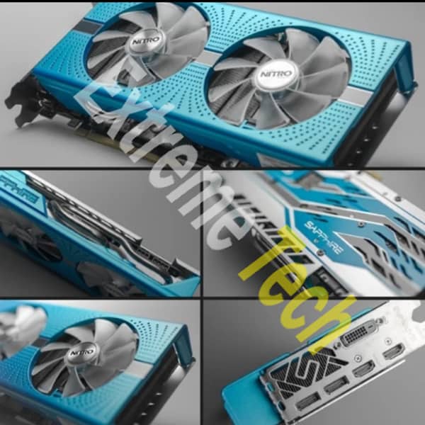 Imported Sapphire nitro + RX 590 Graphic card/GPU/Gaming card for pc 3