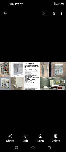 Multipurpose Modern Wall Mounted Tambour Shutter Door Medicine Cabinet 1
