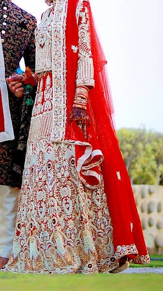 bridal dress design by designer (IRUM KHAN Zahra) for rent / sale 1