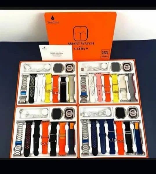 $100 Smart ultra watch 7 in 1 strap series 9 49mm Super Display 2