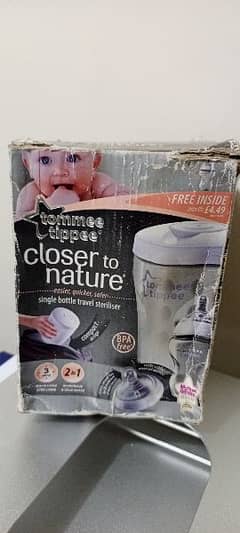 TOMMEE TIPPEE SINGLE BOTTLE TRAVEL STERILISER