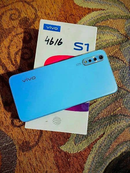 vivo s1 Stroge 4/128 GB PTA approved for sale 0325=2452=771 0